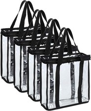 Set of 4 Vinyl Record Storage Bags Hold up to 144 Albums 36 Each Bag 