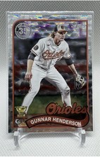 2024 Topps Series 2 Gunnar Henderson 1989 Crackle Silver Foil Board #89B2-10 B
