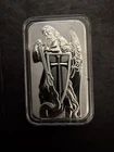 1 OZ. ARCHANGEL MICHAEL .999 SILVER BAR SCOTTSDALE BU IN CAPSULE - MINT SEALED*