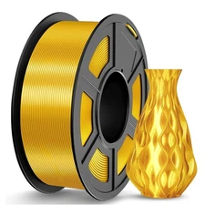 JAYO SILK PLA+ 3D Printer Filament Gold 1.75mm 1.1KG Shiny Metallic +/-0.02mm