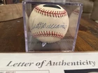 Ted Williams Autographed Baseball Boston Red Sox HOF with JSA COA