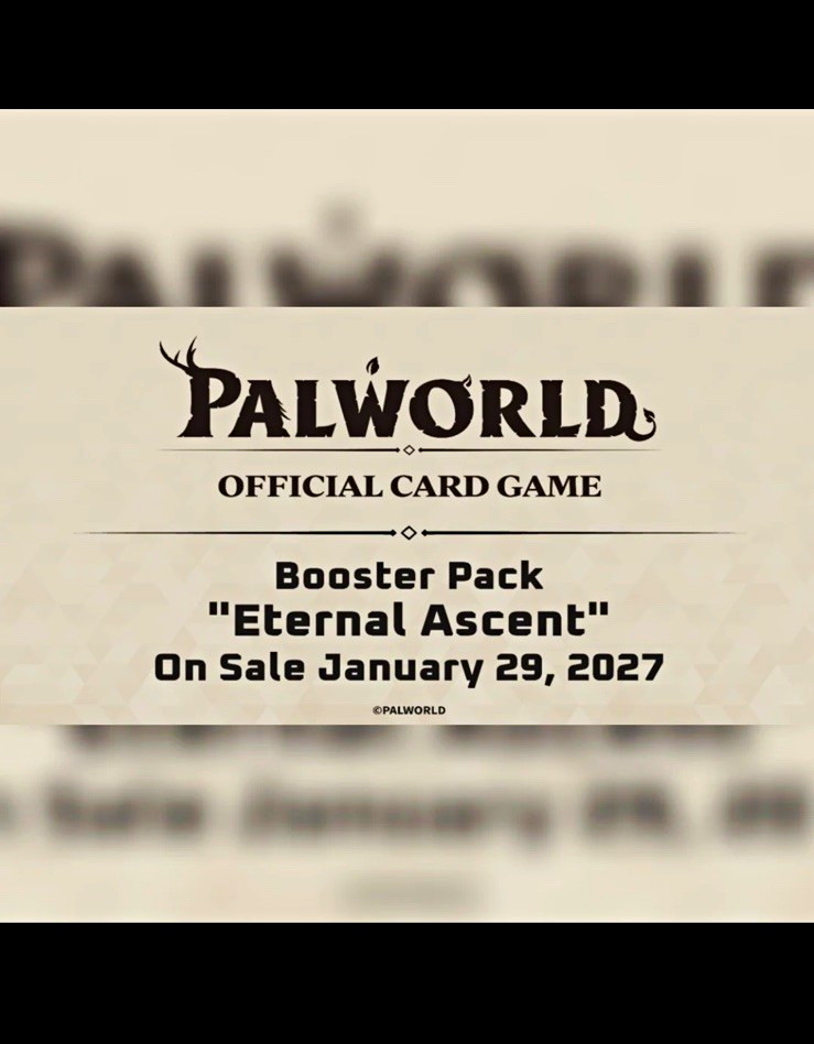 PRESALE   Palworld Official Card Game Booster Box Eternal Ascent