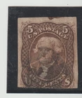 US Stamp # 76 Color Proof Used Rare $800