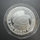 1 Oz Silver 2016 Snow Man Peace, 1 Troy Ounce .999 Fine Silver BU Bullion Lot 2