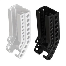 Battery Organizer Wall Mount Storage Holder Rack For 10 AA & 10 AAA Batteries 