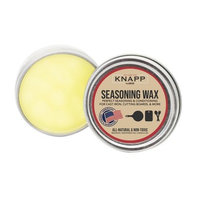 Knapp Made Cast Iron Seasoning Wax and Carbon 1.5 Ounce (Pack of 1), Yellow 