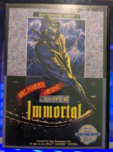 The Immortal (Sega Genesis 1991) Complete CIB with Manual