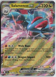 Salamence ex 114/159 Journey Together Double Rare Holo