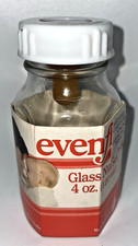 Evenflo Clear Glass Nurser Baby Bottle Infant 4oz VTG Vintage 1989