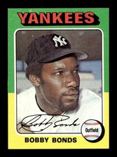 1975 Topps BASEBALL 24 Card Lot (NM to NM+) B.Bonds/H.McRae/61 MVP/Bando/B.Lee+