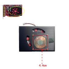 Replacement Cooling Fan for SAPPHIRE FirePro W600 Graphic Card 4.4cm Screw Hole