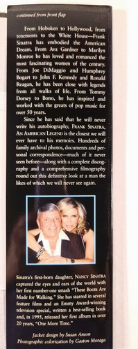 Frank Sinatra: An American Legend 1995 by Nancy Sinatra, Deluxe Hardcover + CD - Picture 3 of 8
