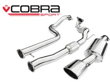 Cobra 3" Exhaust Non-Res Turbo Back & Sports Cat for Seat Leon Cupra R Mk1