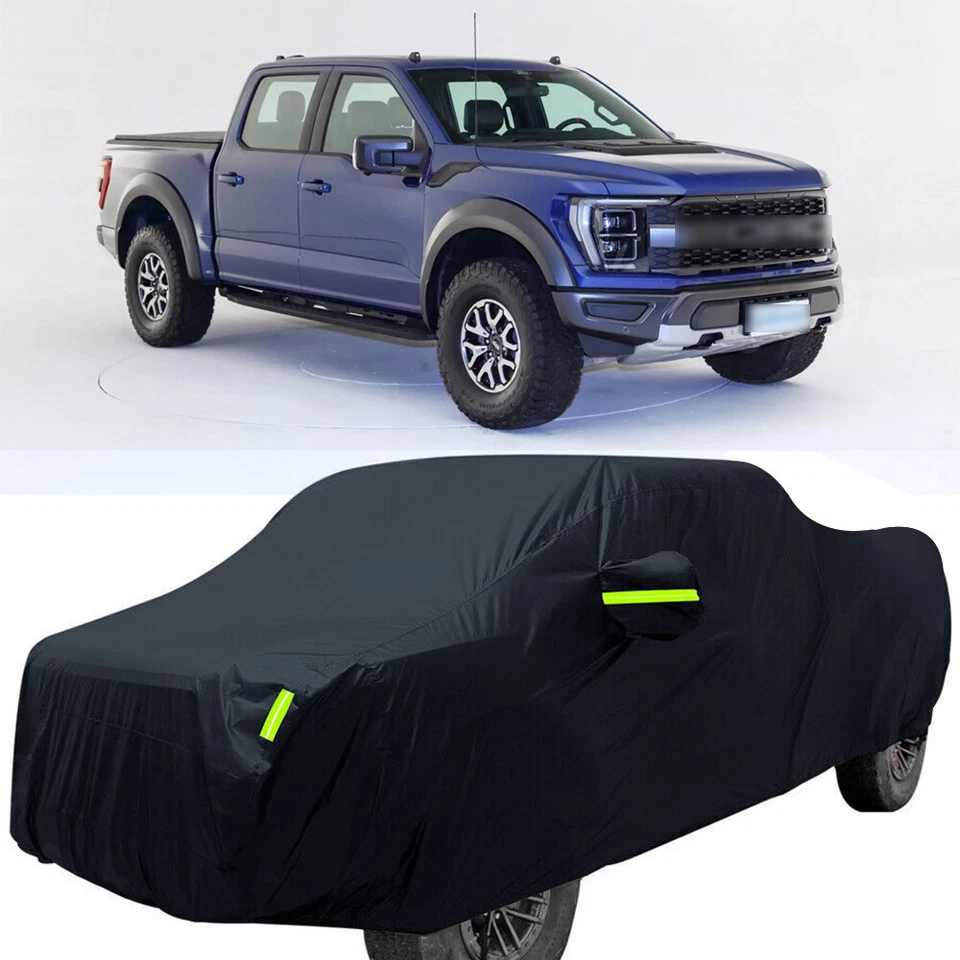 For Ford F150 250 350 Car Pickup Truck Cover Waterproof Sun Rain Dust Protector Foto 2 de 4