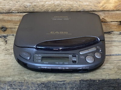 AIWA XP-55 ポータブルCDプレーヤー CDウォークマンタイプ Aiwa XP-55 Portable CD Player EASS Anti Skip 1Bit DAC For