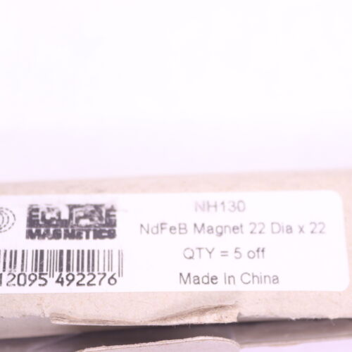 (5-Pk) Eclipse Magnetics Magnet Grip Neo-Hold Bi-Pole Nh130