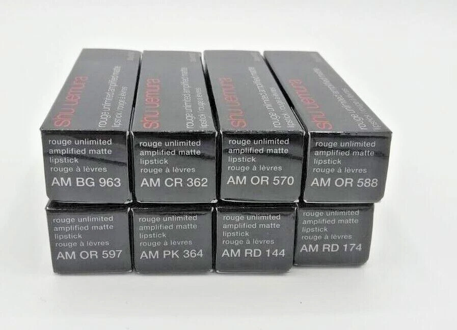 Lápiz labial mate amplificado ilimitado Shu Uemura Rouge color de labios vendedor de EE. UU. Foto 4 de 4