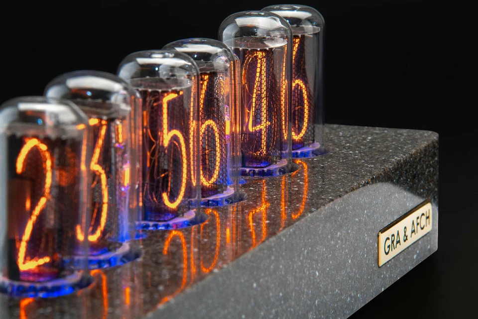 Synthetic Granite Case for IN-18 Nixie Tubes Clock - Image 4 of 4