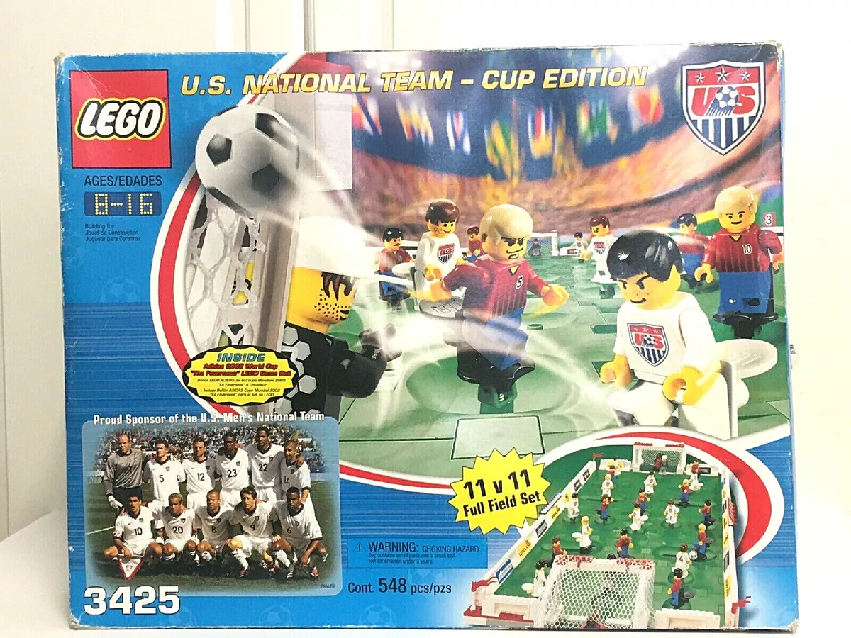 NEW Lego 3425 Sports Football Soccer US National Team Cup 2002 Set