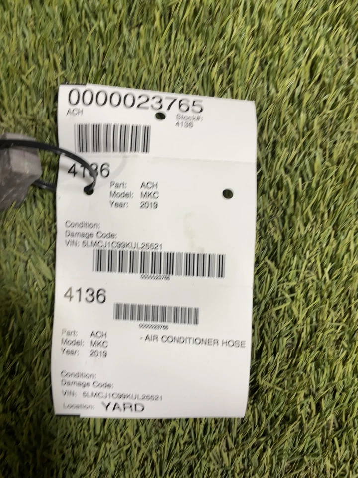 ✅ Manguera de aire acondicionado Lincoln MKC 2019 n.º de parte: GV61-19B602-HE OEM Foto 4 de 4