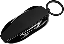 Tesla Model Y Key Fob Cover Shell Protector Case Holder, Black, 2020-2026