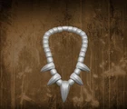 1:6 scale Animal Teeth Necklace accessory suitable for 12" Action FIgures