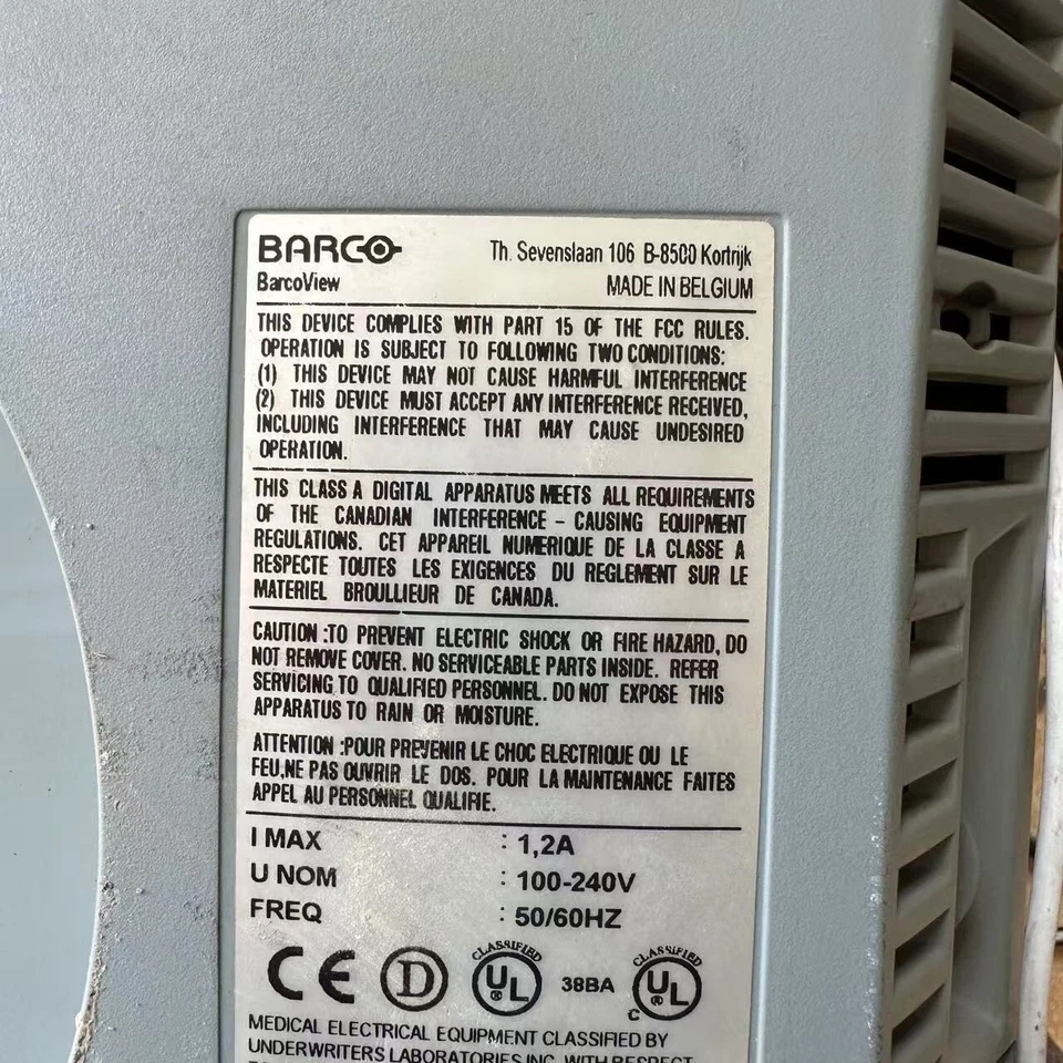 BARCO 106 B-8500 High Pressure Plate J07I043.00 Original - Image 3 of 4