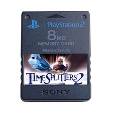 TimeSplitters 2 PS2 Official Memory Card 100 Completed Unlocked Saves