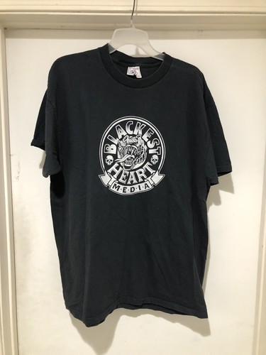 Vintage 90s Blackest Heart Media T 