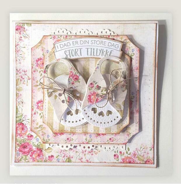 Metal Cutting Cut Die Baby Shoes Scrapbook Paper Craft Stencils Dies Embossing 