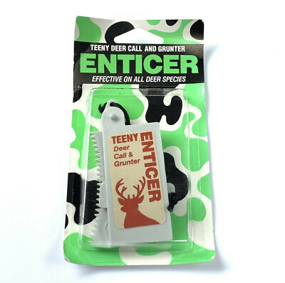 ENTICER Teeny Deer Call and Grunter Two-in-One Bleat and Grunt New in Package