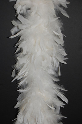Feather Store Chandelle Feather Boa – 50 Grams, 72” Long, Real Turkey Feathers For Costumes & Parties