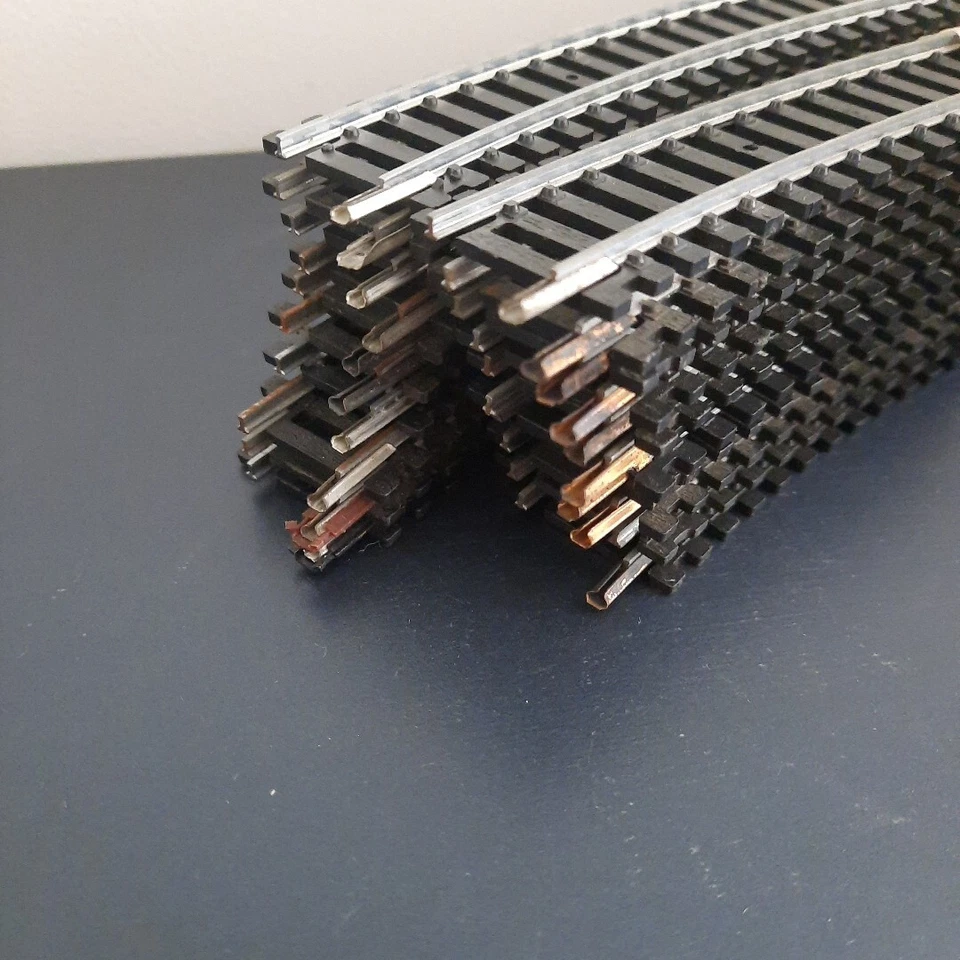 10 Lima HO 403020 Rails Courbes + 10 Lima 3030 Vintage Modelisme Ferroviaire - Photo 2/3