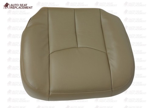 2004 2005 2006 Chevy Silverado 1500 2500 Driver Bottom Seat Cover Tan-Vinyl-522 - Picture 4 of 9