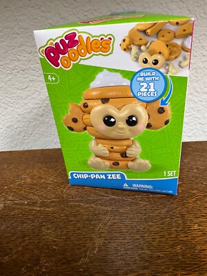 PUZOODLES 21 PC ''CHIP-PAN ZEE'' MONKEY CHIMP CHOCOLATE CHIP COOKIE 3D PUZZLE 2018