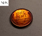 1939 Lincoln Wheat Penny Cent - Gem BU (rainbow toned) - Better Date! #W214