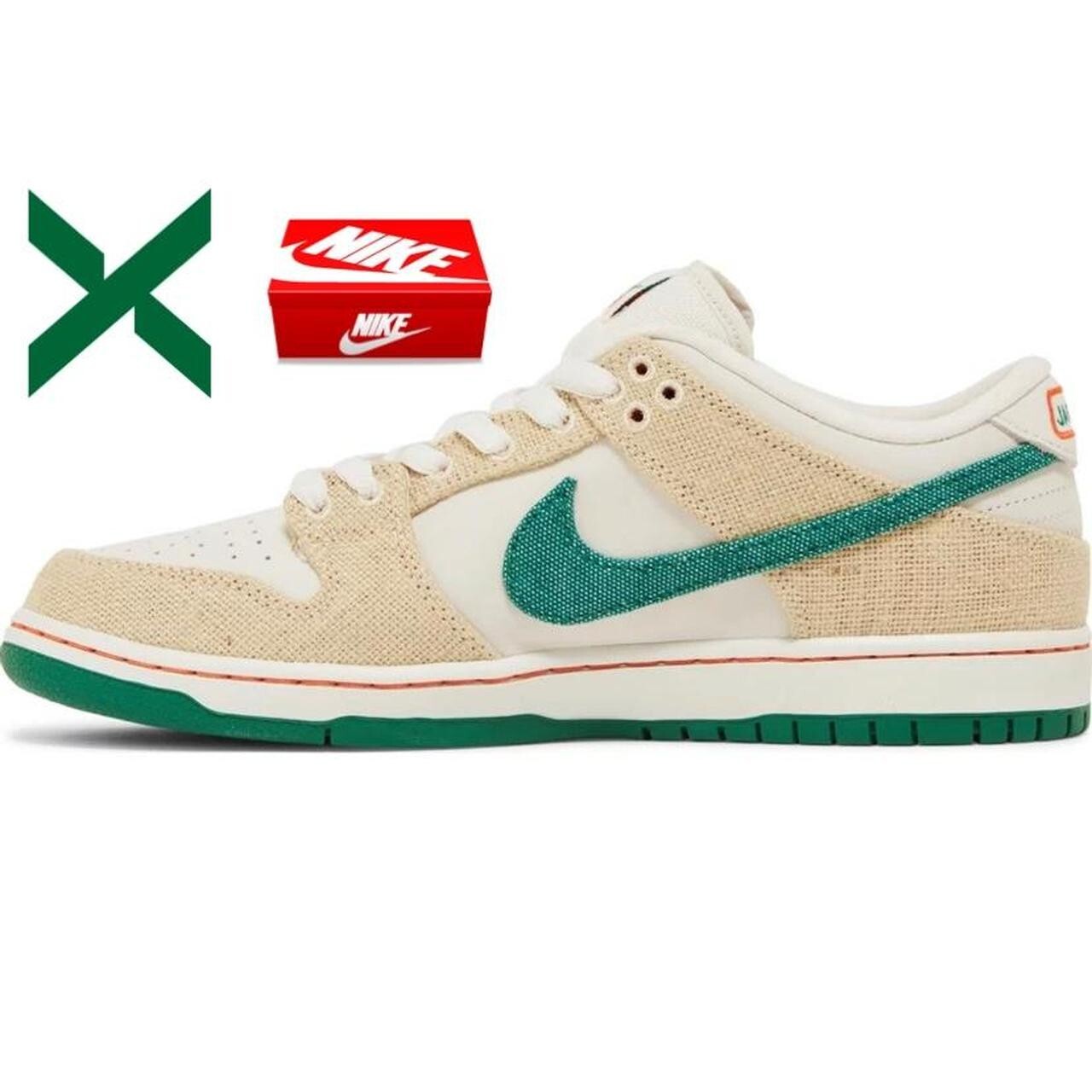 (2 size) REAL Nike Jarritos Dunks Brand new with StockX tag and StockX Sticker eBay
