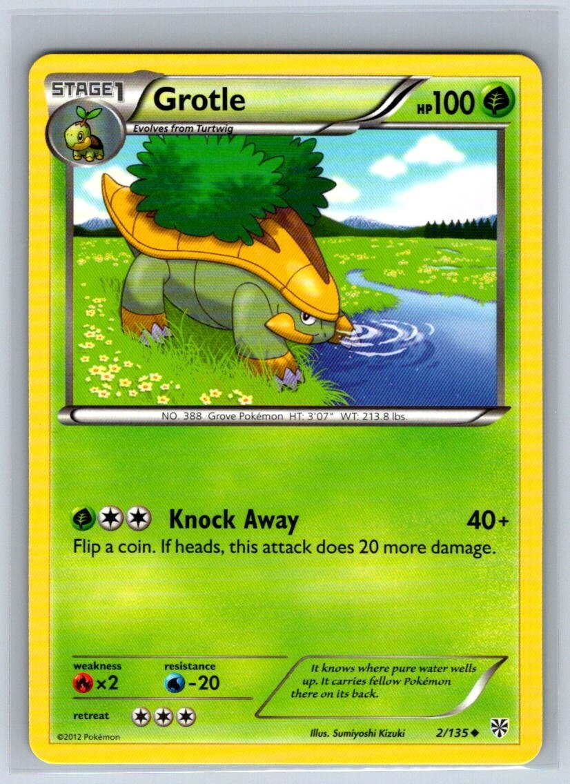 Pokemon Grotle B&W Plasma Storm 2/135 LP