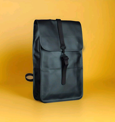 RAINS Backpack Mini Flap Navy Blue Waterproof Laptop Work