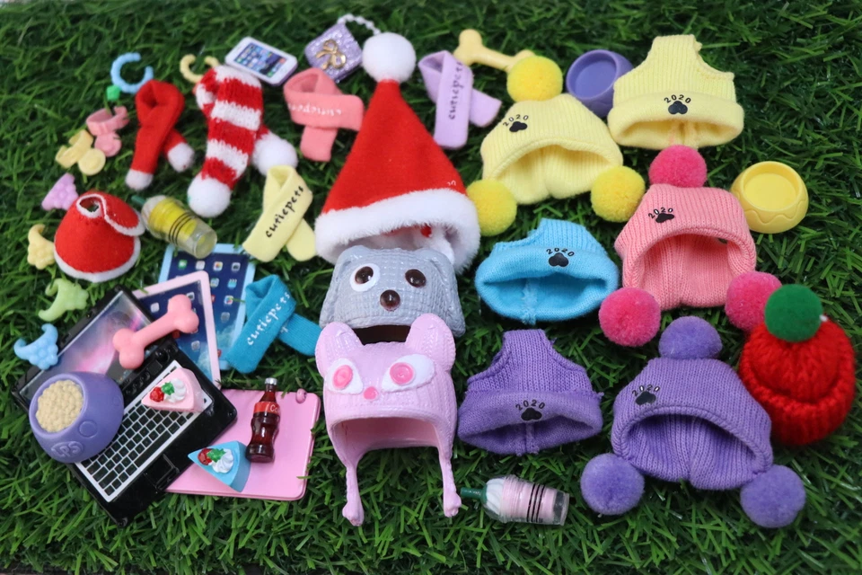 LPS Accesorios Aleatorios 25x Ropa Cuello Arco Bebida Conjunto Para Littlest Pet Shop Foto 3 de 4