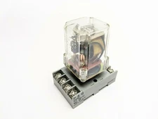 Potter & Brumfield KRP-11DG-24 Relay w/ 27E891 Relay Socket