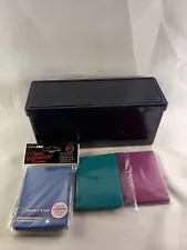Dragon Shield Four Deck + Box With Large Amount of Card Protection Sleeves