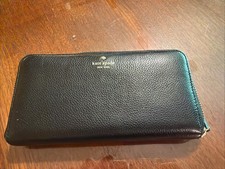 kate spade new york WLROO145 Bifold Leather Wallet - Black