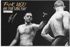 Nate Diaz Poster UFC Fighter Wall Art Unframed Portrait Art Print 24x36