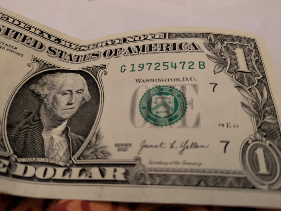 1 Dollar Birthday Or Anniversary Note: May 4, 1972. Circulated - Image 3 of 3