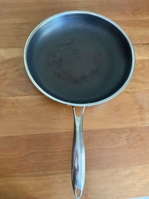HexClad Hybrid Stainless Steel Non-Stick 12 inch Frying Pan  No Lid