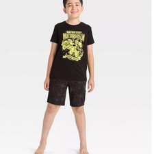 Kids Boys Cat  Jack BONEYARD DERBY Halloween Pajamas Size S M L XL Skeleton NWT