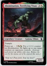 Abomination Terrifying Titan 198 Marvel Super Heroes Magic the Gathering