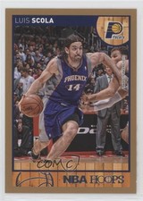 2013-14 NBA Hoops Gold Luis Scola #66 0c4