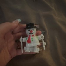 Vintage Wind-up Toys Lot of 5 Snowman Santa Bunny Duck Witch